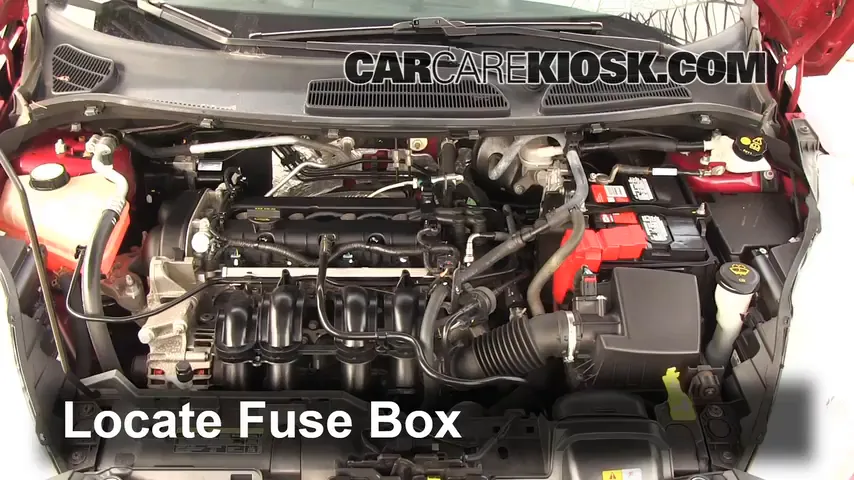 2011 Ford Fiesta SE 1.6L 4 Cyl. Sedan Fuse (Engine) Check